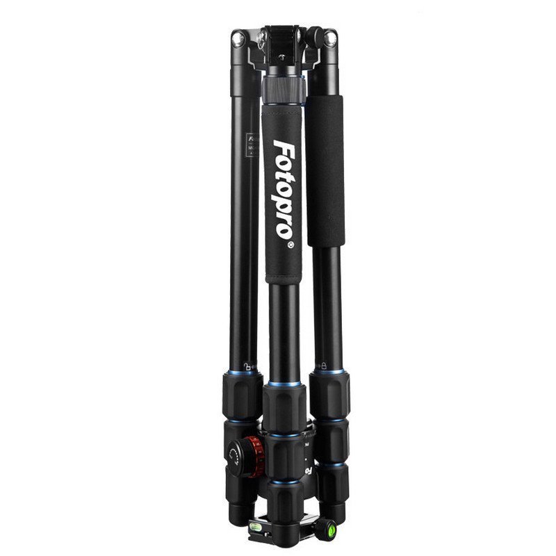 富图宝(Fotopro) MGA-684N+T7 专业相机单反相机打鸟板扣式铝镁合金三脚架云台套装三角架