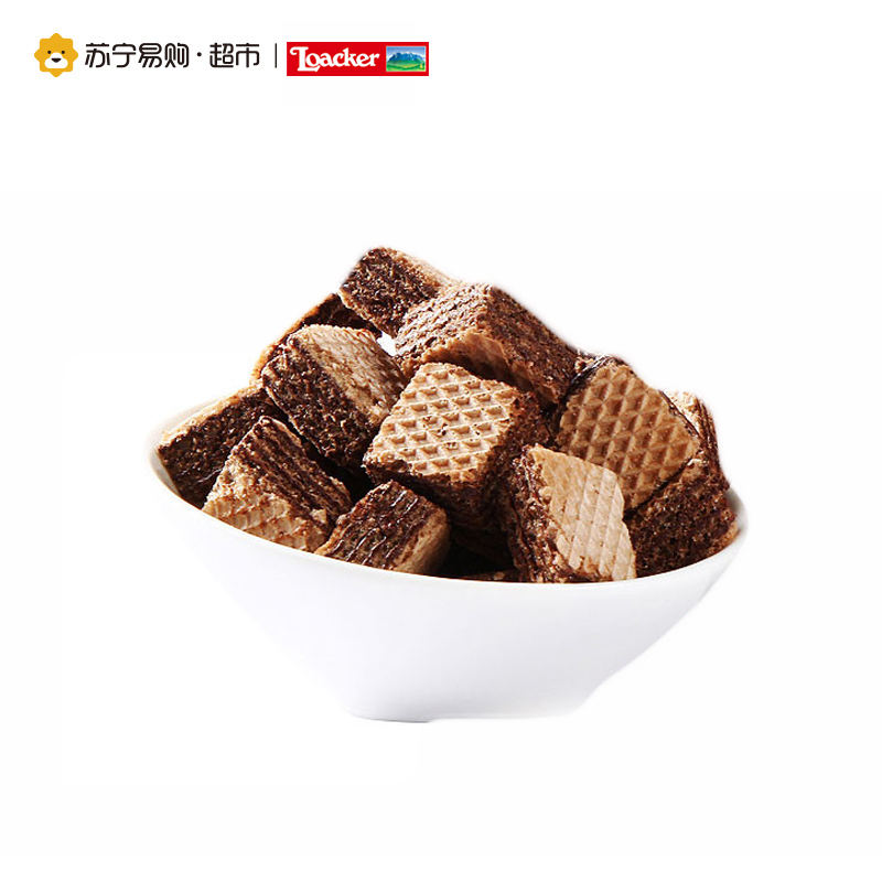 莱家 巧克力味粒粒装威化饼干 250g