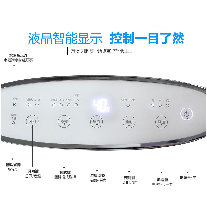 格力（GREE）除湿机DH40EF日除湿40L 强效除湿