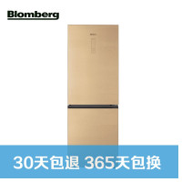 博伦博格/Blomberg KND313HGA 313升电脑风冷变频玻璃节能家用双门冰箱(金色)