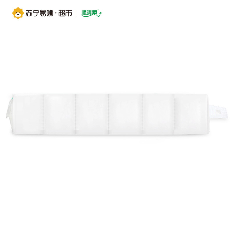 [苏宁易购超市]顺清柔卫生纸青春系列4层有芯卷纸*12卷1700g装(颜色随机)