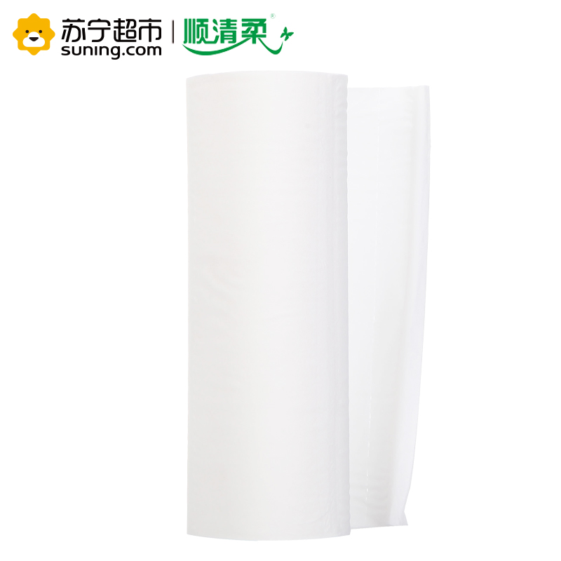 顺清柔贝贝系列宝宝卷纸卫生纸4层150克*10卷高清大图