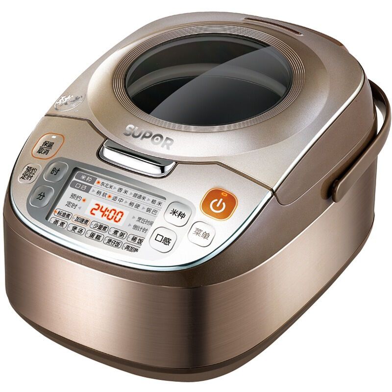 Supor/苏泊尔CFXB50FC28-75 全景天窗 智能球釜 5L/5升 电饭煲 咖啡色