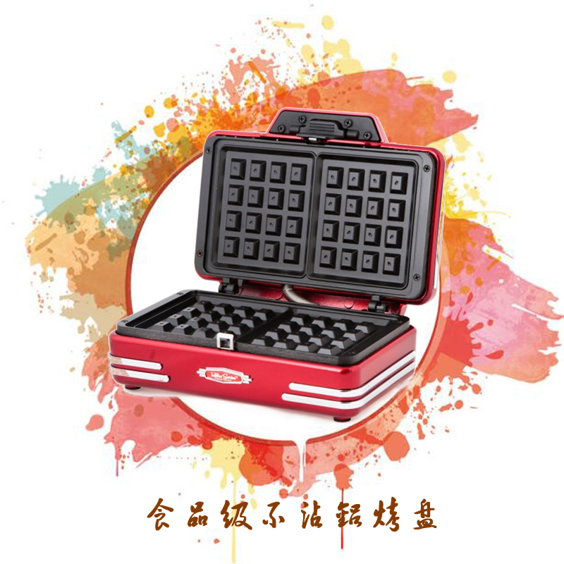 苏宁自营Nostalgia Electrics诺思得其50年代复古迷你华夫饼机RWM200