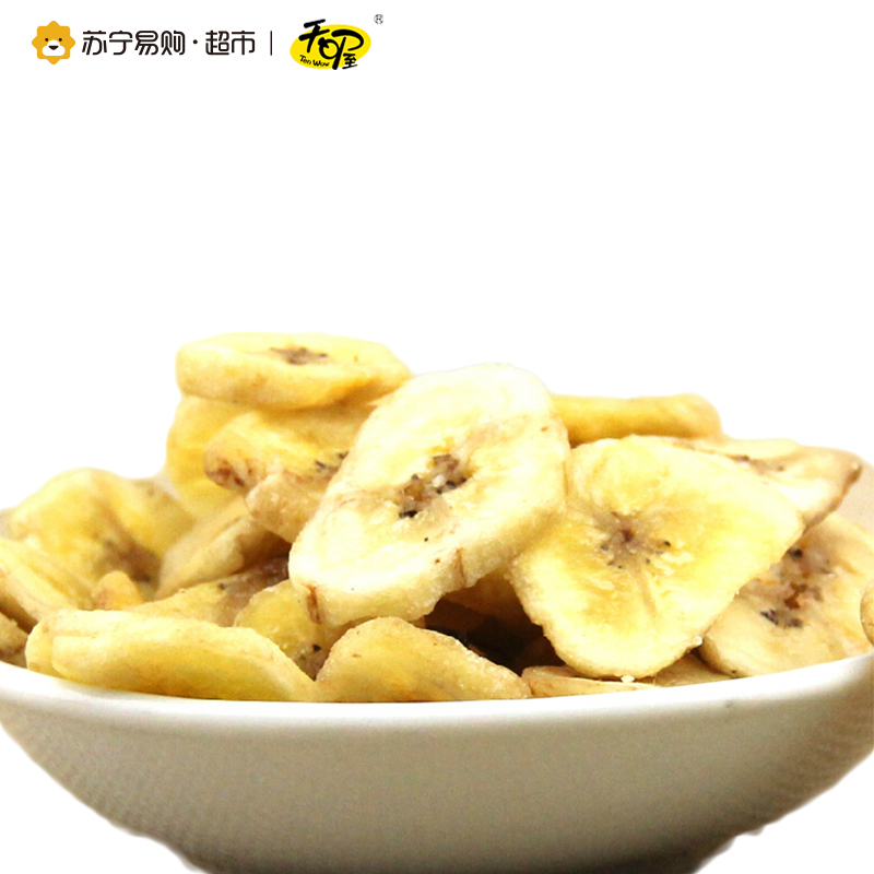 [苏宁超市]天喔 香蕉干 90g/袋