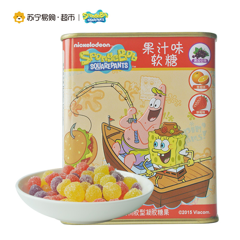 海绵宝宝果汁味软糖综合味80g