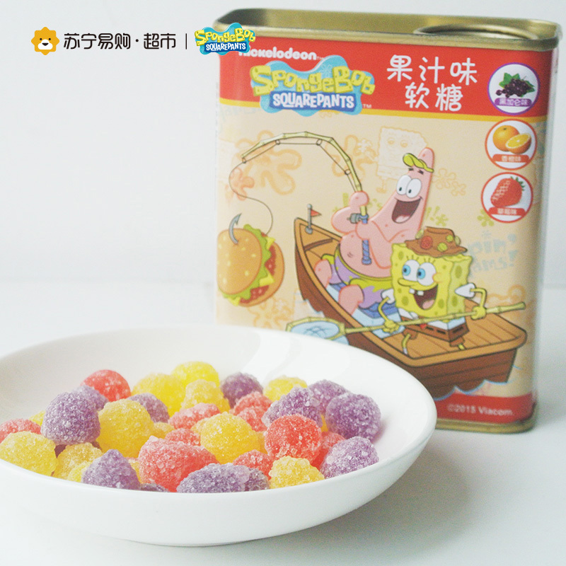 海绵宝宝果汁味软糖综合味80g