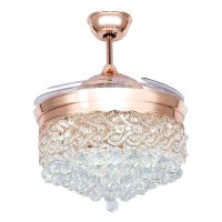 舒乐装饰吊扇FDH01-105(C1613)隐形吊扇水晶灯