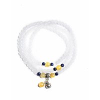 磊鑫缘 天然白玉髓美容养颜手链附证书 WA01090130001 白色