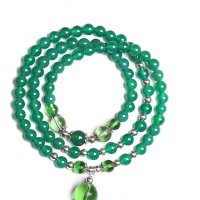 磊鑫缘 有果初成-3A级天然绿玛瑙手链附证书 WA01030730004 绿色