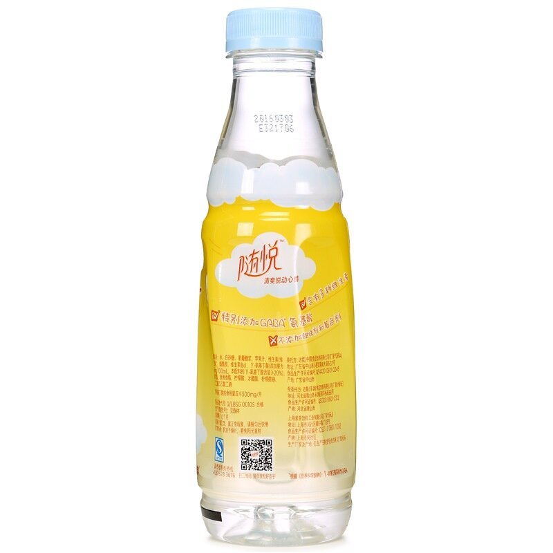 随悦海盐柠檬柚子味维生素果味饮料 480ML 1*15