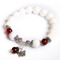 磊鑫缘 蝶舞-天然白砗磲手链附证书 WA01050110010 白色