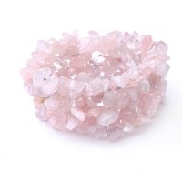 磊鑫缘 粉色浪漫系列之相惜-天然粉水晶手排附证书 WA01040210009 粉色