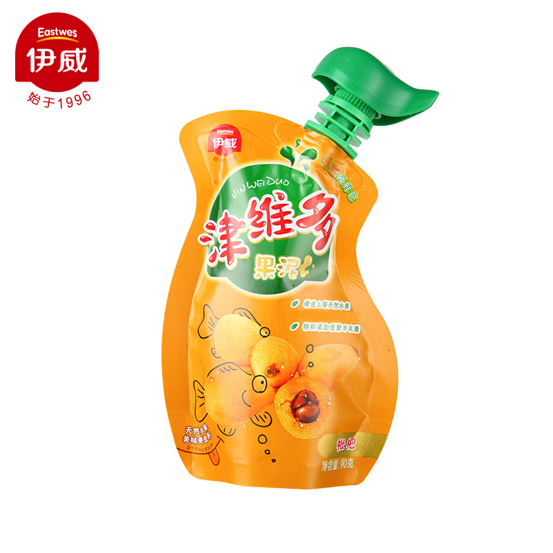 伊威( Eastwes)津维多 枇杷果泥90g 6个月以上宝宝 婴幼儿果泥