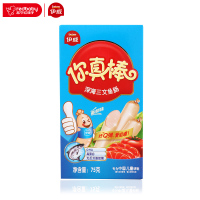 [苏宁红孩子]伊威你真棒深海三文鱼鱼肠75g