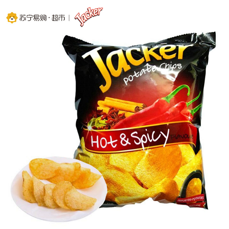 杰克牌(Jacker)香辣味薯片60g马来西亚进口