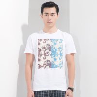 阿仕顿 男装圆领休闲印花短袖T恤 A15211460