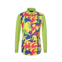 DSquared2 男士长袖衬衫 8215183046 绿色