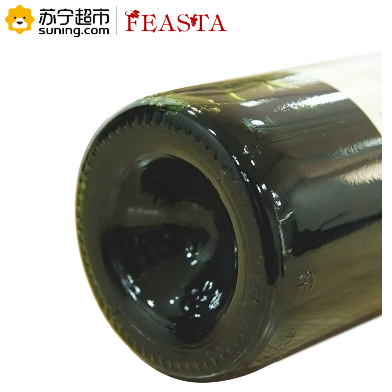菲思特(FEASTA)珍藏级梅鹿辄干红葡萄酒750ml 单支装