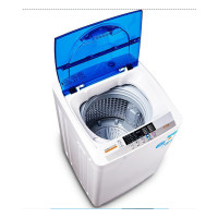 韩电(KEG)XQB60-D1518 6公斤小型全自动波轮洗衣机 单脱单洗 预约洗涤 租房家用 透明蓝