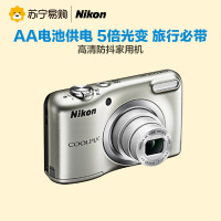 尼康(Nikon)COOLPIX A10数码相机像素约1614万 传感器类型CCD 显示屏2.7英寸 电池类型AA电池;