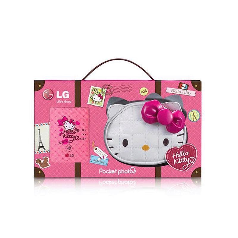 LG PD239SP Hello Kitty限量版 手机照片打印机 随身拍立得 口袋相印机 粉色