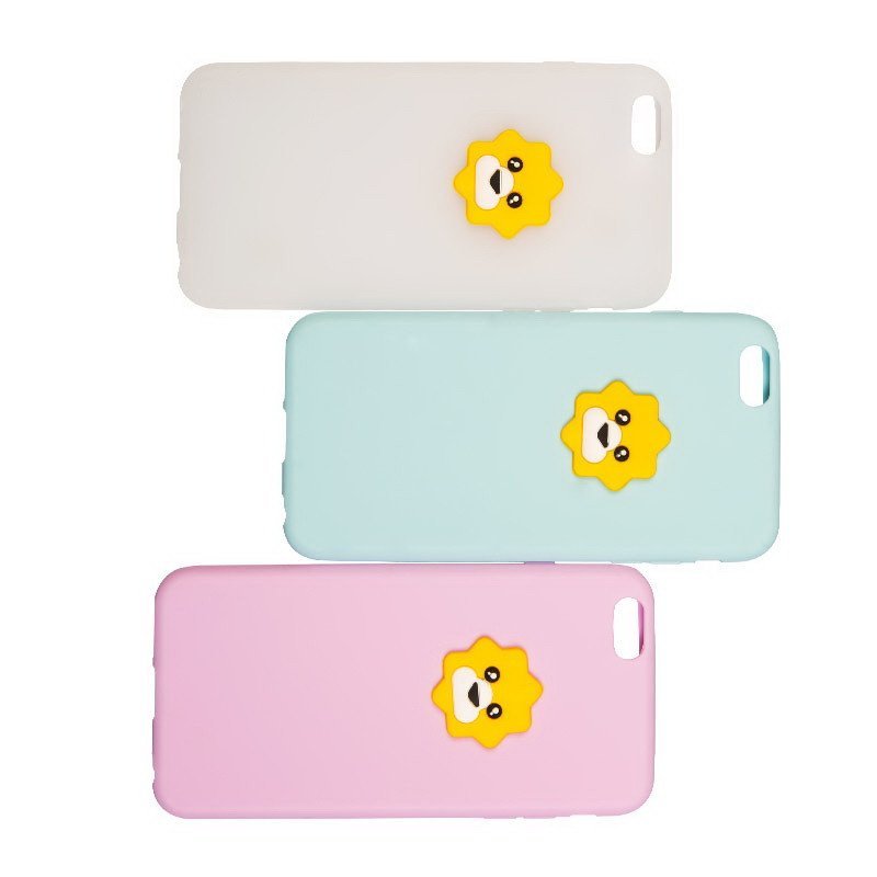 [苏宁超市]苏宁狮子表情硅胶手机套for iPhone 6/6s 透明