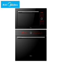 美的（Midea） 魅影系列嵌入式微波炉-电烤箱 TG025QMY-NAH+ET1065MY-01SE