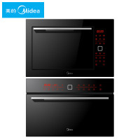 美的（Midea） 魅影系列嵌入式微波炉+电蒸炉 TG025QMY-NAH+TPN26MMY-SAL