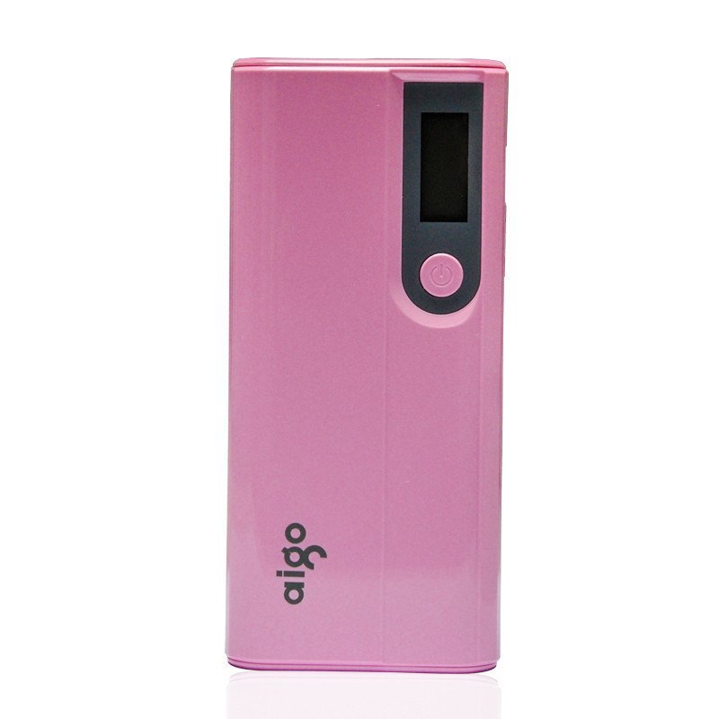 爱国者(aigo) L131 双USB输出 13000毫安 数字显示 强光照明 通用移动电源/充电宝 红色