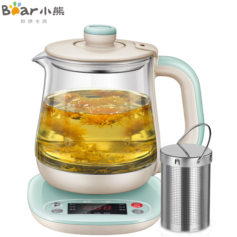 小熊(Bear)养生壶YSH-A08H1养生壶 全自动迷你多功能加厚玻璃电煮花茶壶