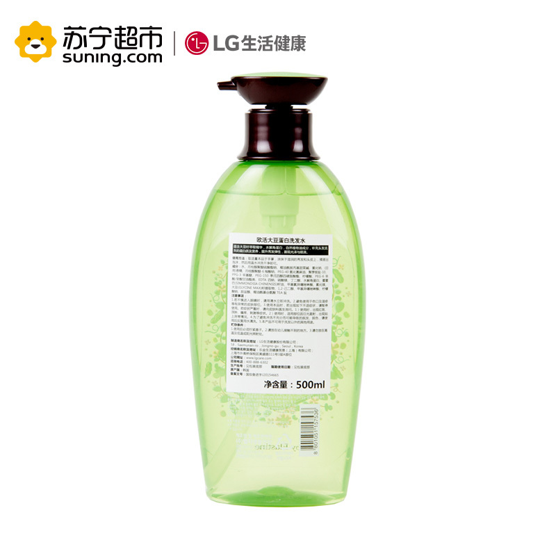 LG 欧活 大豆蛋白 洗发水 500ml(无硅油)