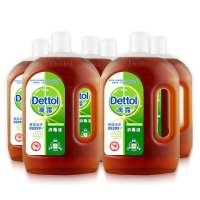 [苏宁自营]Dettol 滴露 消毒液1.8L两瓶实惠装*3