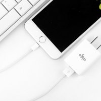 aigo 爱国者 苹果数据线 L007 MFi认证 Lightning闪电接口 1米 白色 iPhone通用