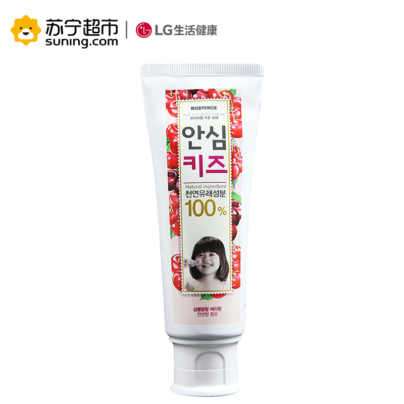 LG 倍瑞傲 儿童牙膏80g(蔓越莓) 韩国进口