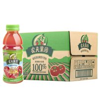 [苏宁超市]农夫山泉 农夫果园100%380ml番普通装1*12瓶 整箱