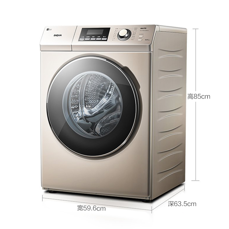 三洋(SANYO) DG-F90322BHG 9公斤 下排水 变频洗烘一体 滚筒洗衣机