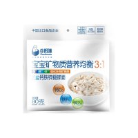 谷妈咪(Goodmom)宝宝矿物质营养均衡3:1无盐钙铁锌蝴蝶面80g