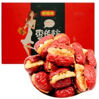 好想你 蜜饯果干 坚果炒货 伴手礼 核桃夹心枣 枣夹核桃 枣生核300g/盒