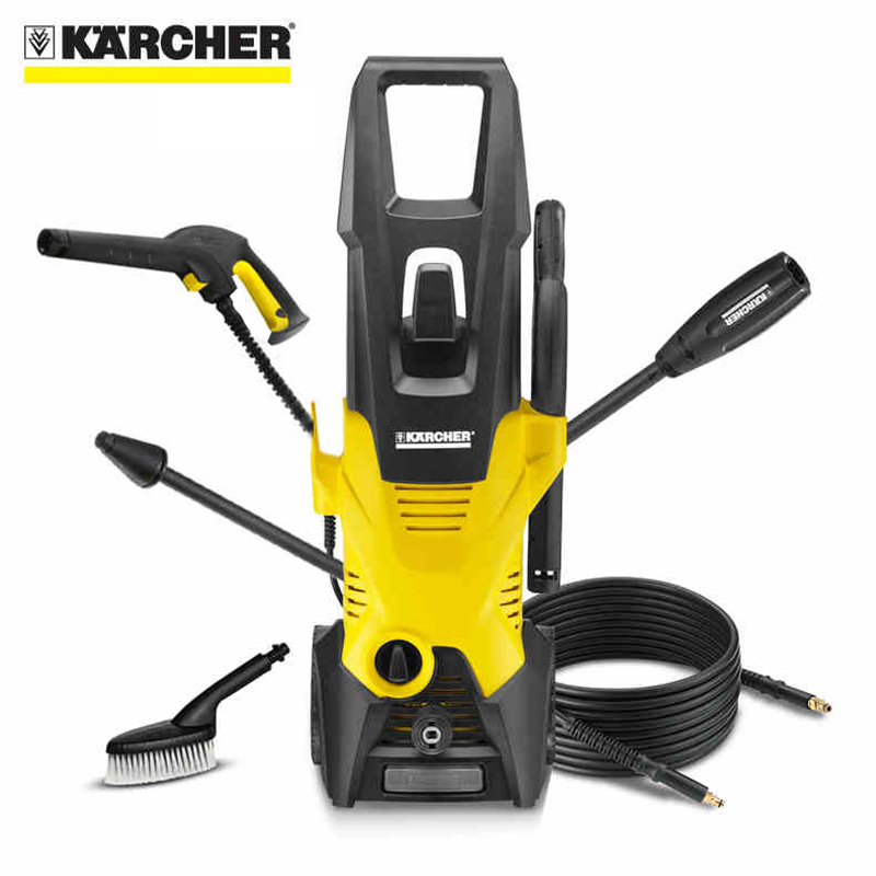 德国凯驰(KARCHER)清洁机K3 ECOM WSK手持式高压清洗机家用洗车机高压洗车机清扫角落’1600’W