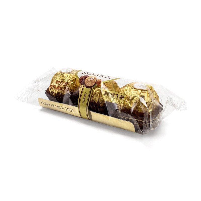 Ferrero费列罗 榛果威化巧克力 三粒装条 意大利进口 12条装