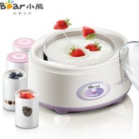 小熊(Bear)酸奶机SNJ-310GA 家用全自动不锈钢玻璃内胆分杯