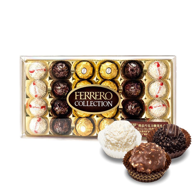 Ferrero 费列罗 臻品巧克力糖果礼盒 24粒 意大利波兰德国进口 单份包邮