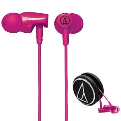 铁三角(Audio-technica)ATH-CLR100 粉色 入耳式耳机耳塞