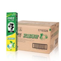 黑人（DARLIE）双重薄荷 牙膏 225g*48支（整箱购）