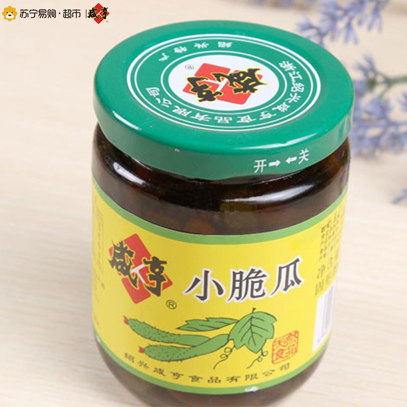 [苏宁易购超市]咸亨小脆瓜230g