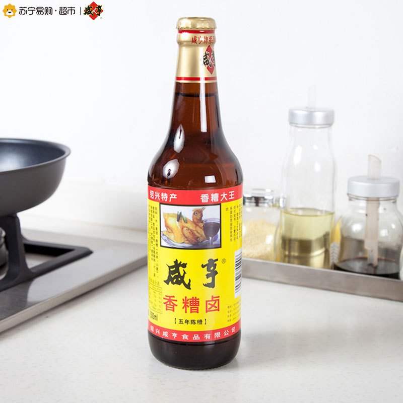 [苏宁易购超市]咸亨香糟卤500ml