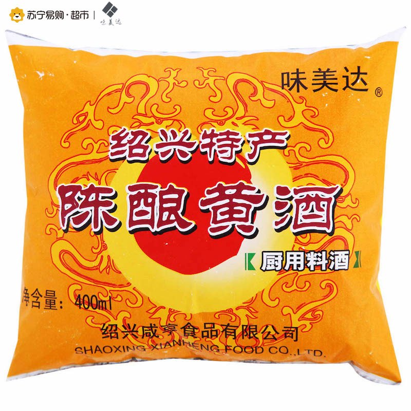 味美达 陈酿黄酒 厨用料酒 400ml