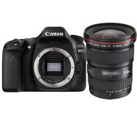 佳能(Canon) EOS 80D(17-40mm F4) 数码单反相机 单镜头套装 约2420万像素