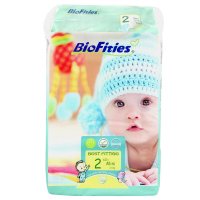 BioFities 爱婴舒坦 环保型超薄纸尿裤2号 S码 (3-6公斤)60片 原装进口